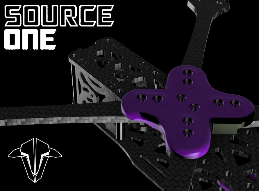 Bottom bumper - TBS Source One frame