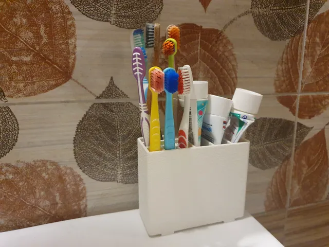 Toothbrush and pasta family holder