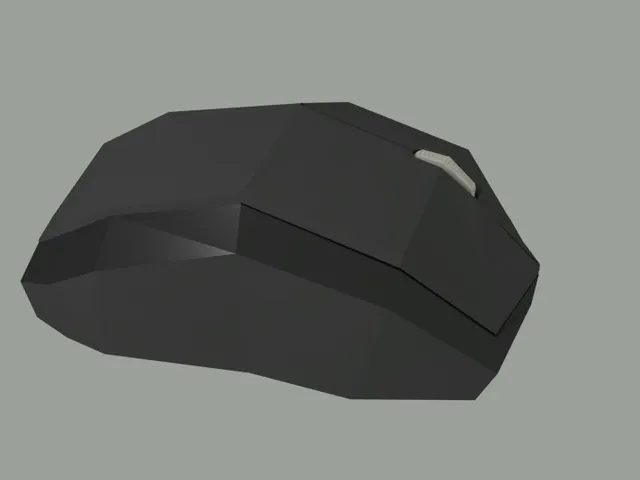 Low Poly Mouse Model