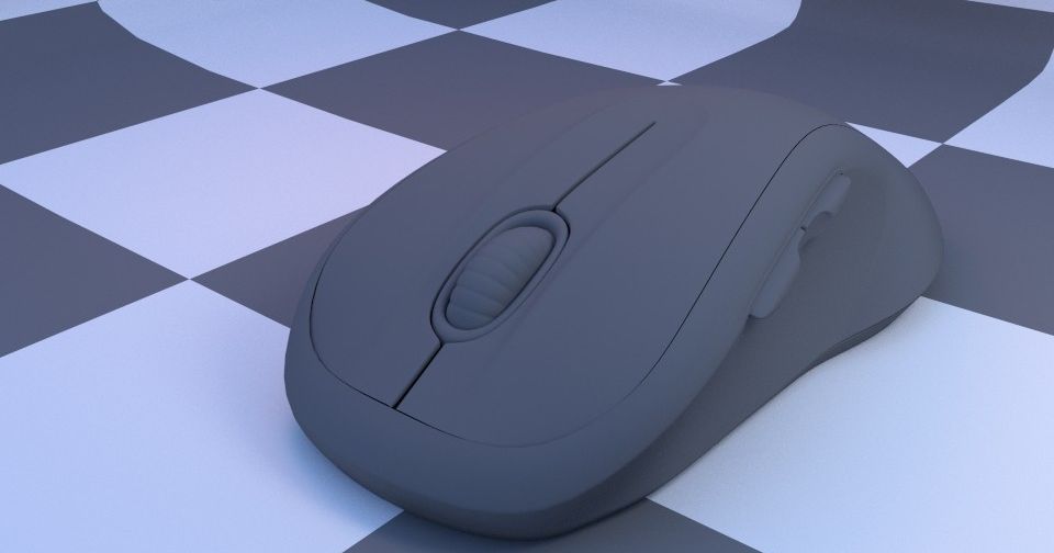 Computer Mouse Model by Books | Download free STL model | Printables.com