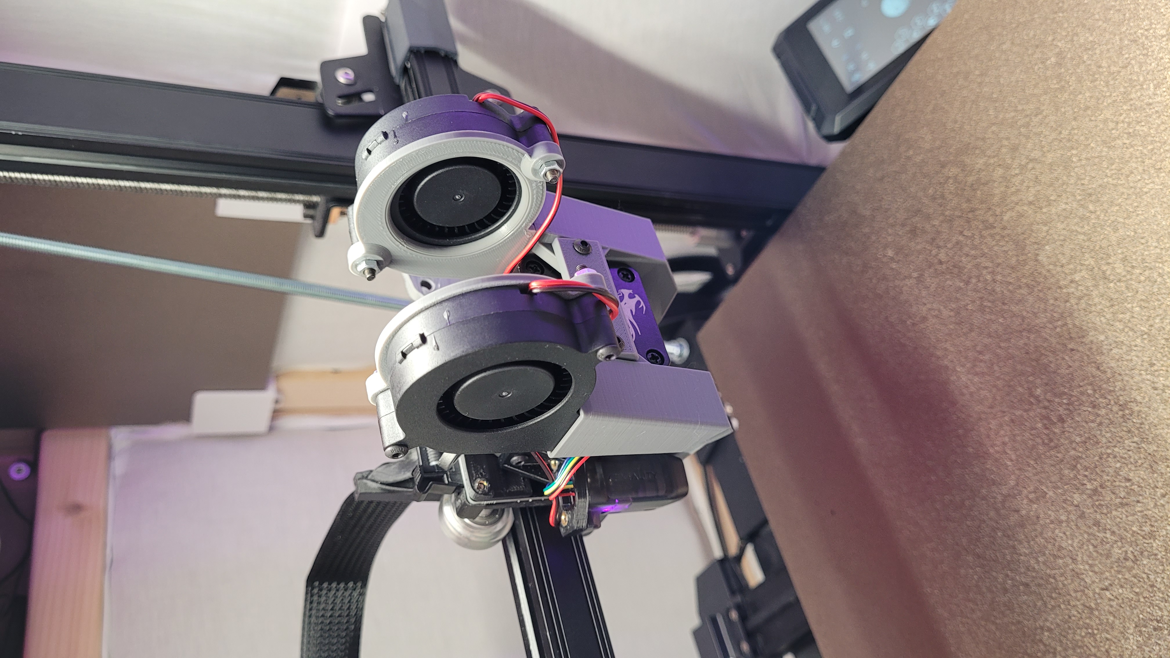 ENDER 3 S1/PRO/PLUS ZERO Offset Y SUB 34mm Offset X  BL-Touch Modular Cooling Solution