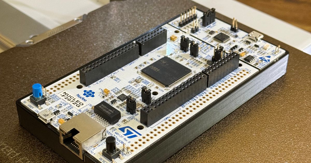 STM32 Nucleo-144 Case with Ethernet Cutout by Universal Machine ...