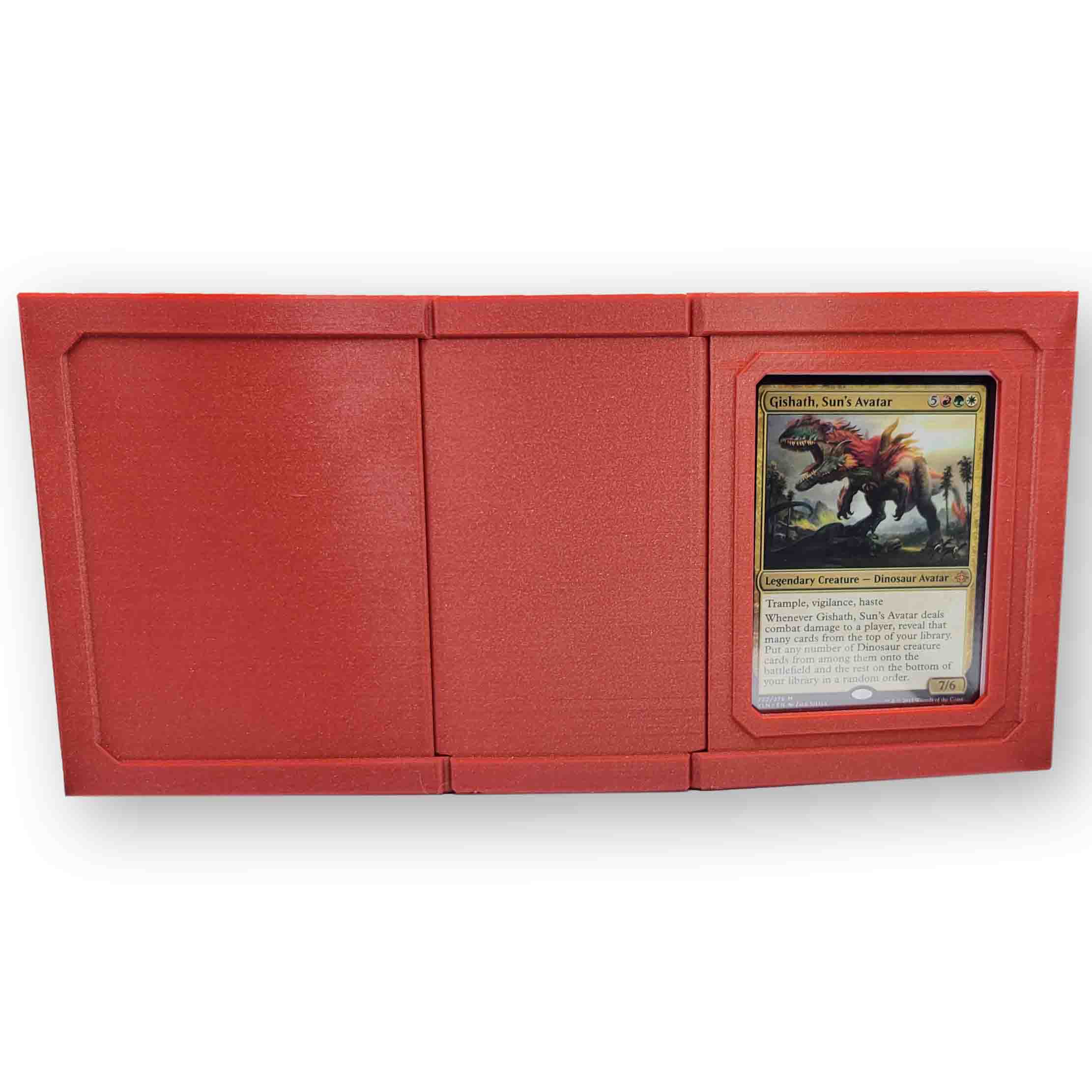 Bookshelf Deck Box - Showcase Commander/EDH - Customizeable Title and Blank Spine Options — miniatura 9