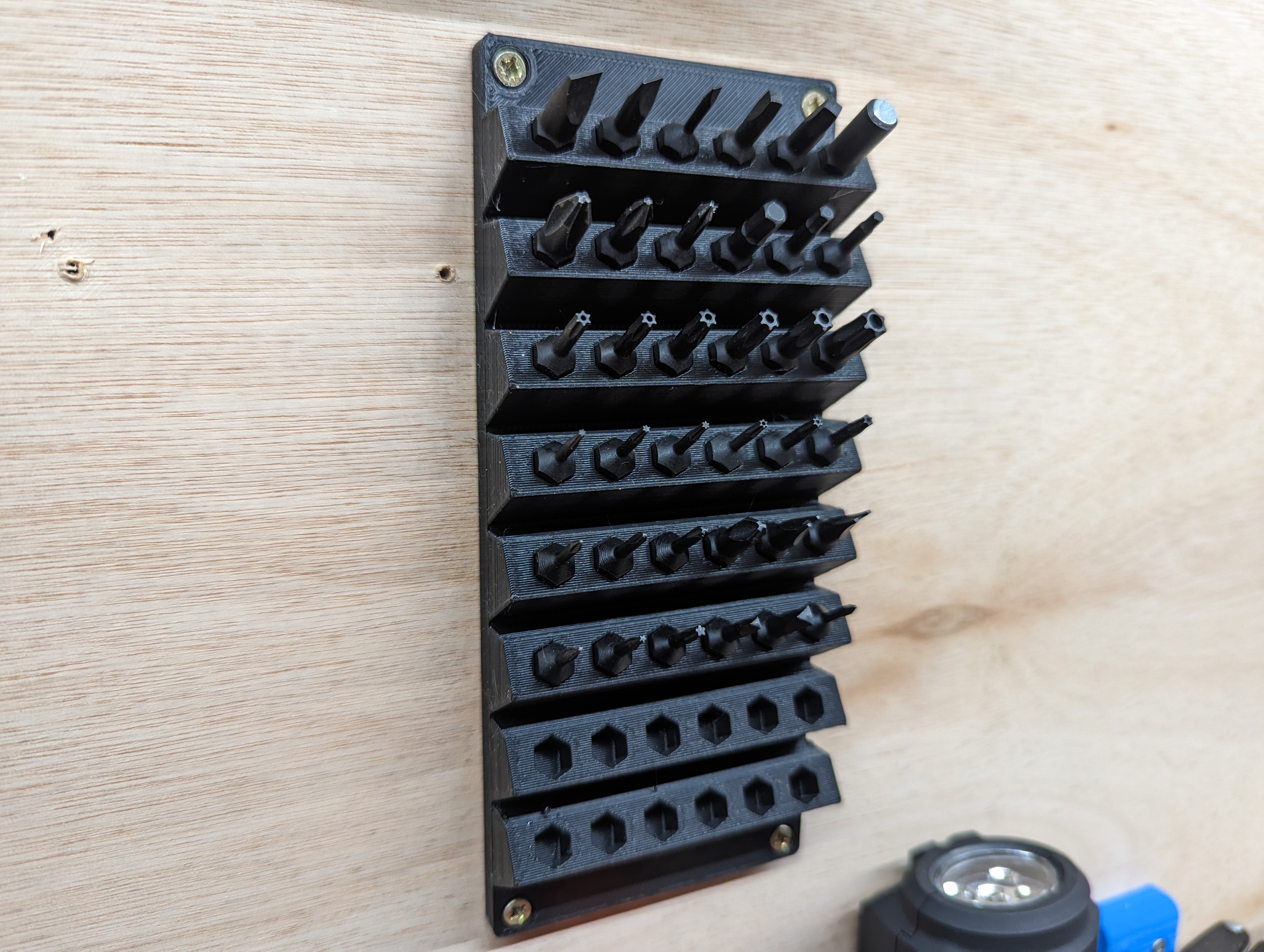 LTT Screwdriver Bit Wall Mount Storage