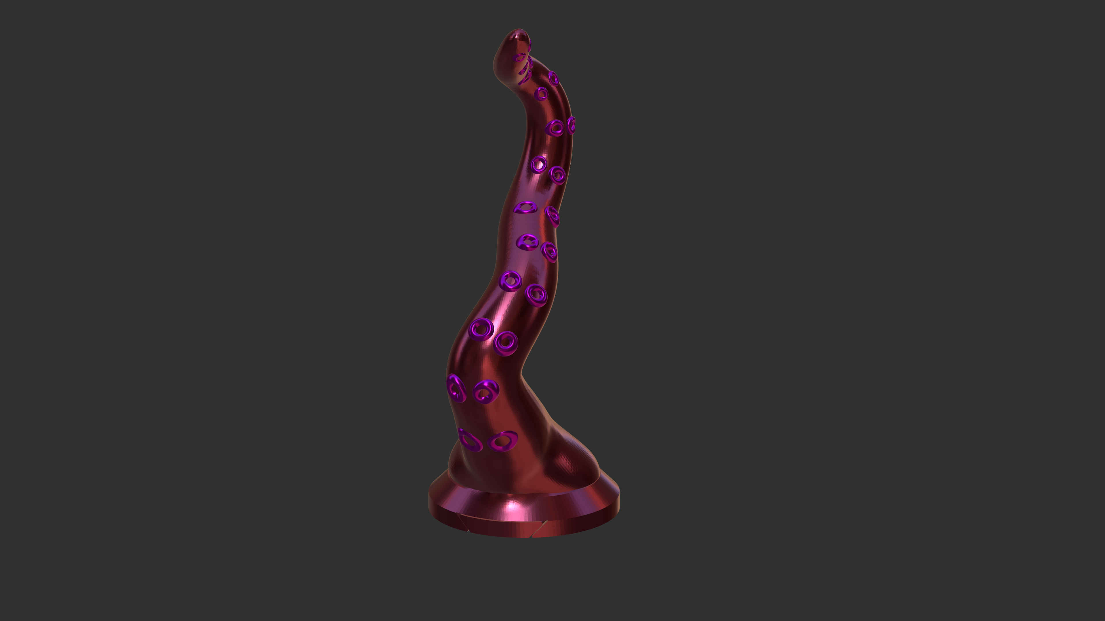 Miniatura 2 do modelo 3D Tentacle wall hook