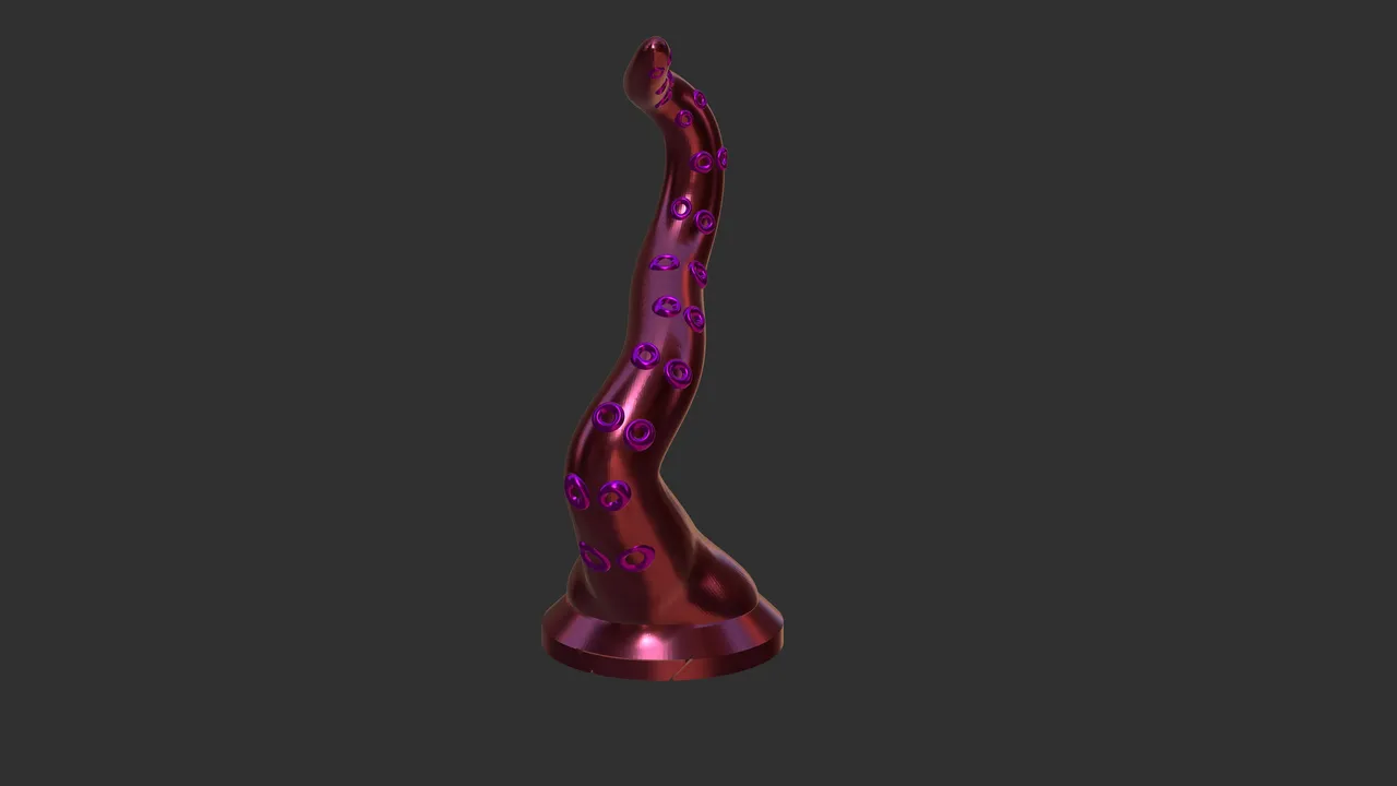 Tentacle wall hook by GamesAndToys64
