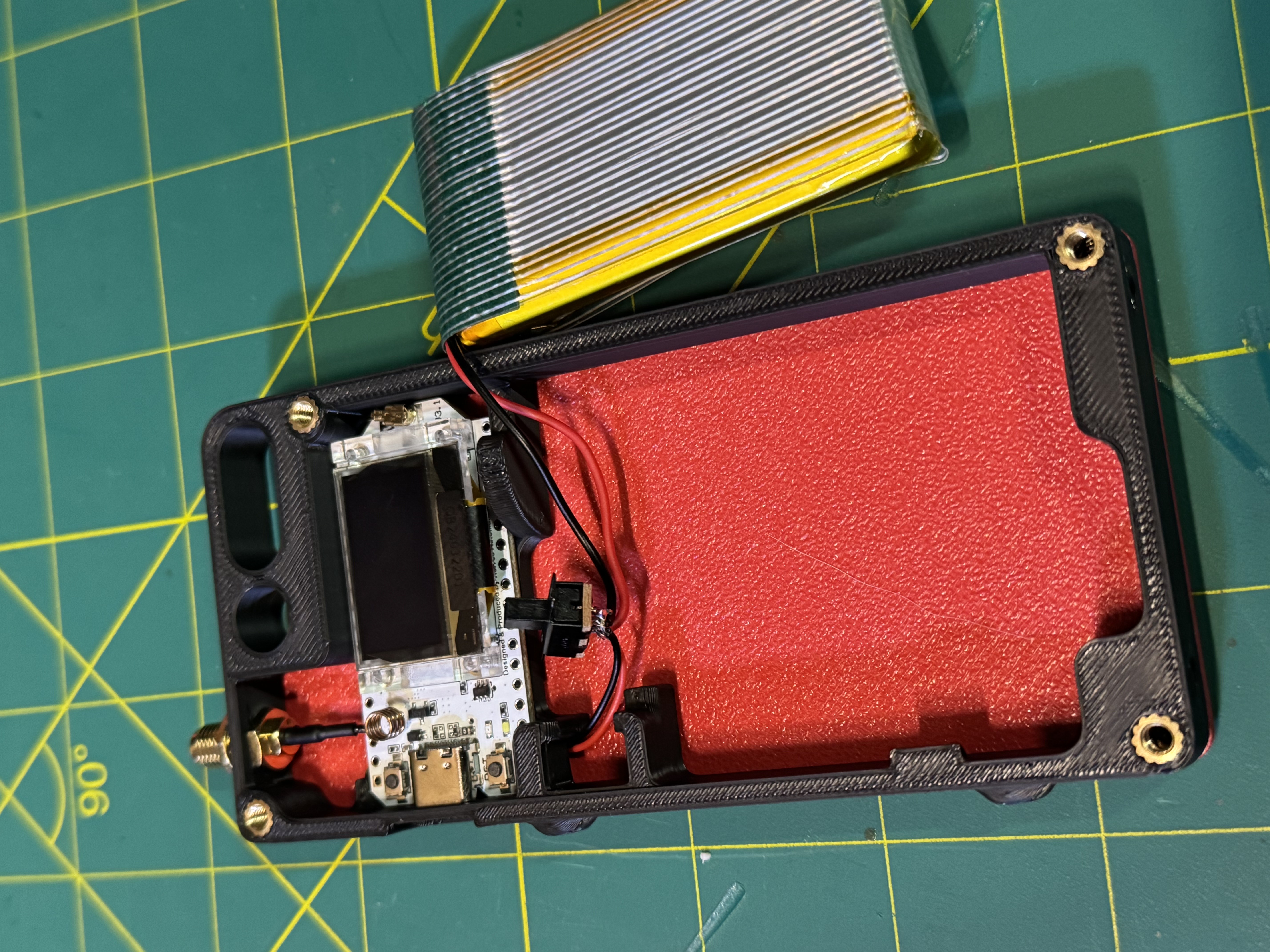 Heltec V3 with 3000mAh battery