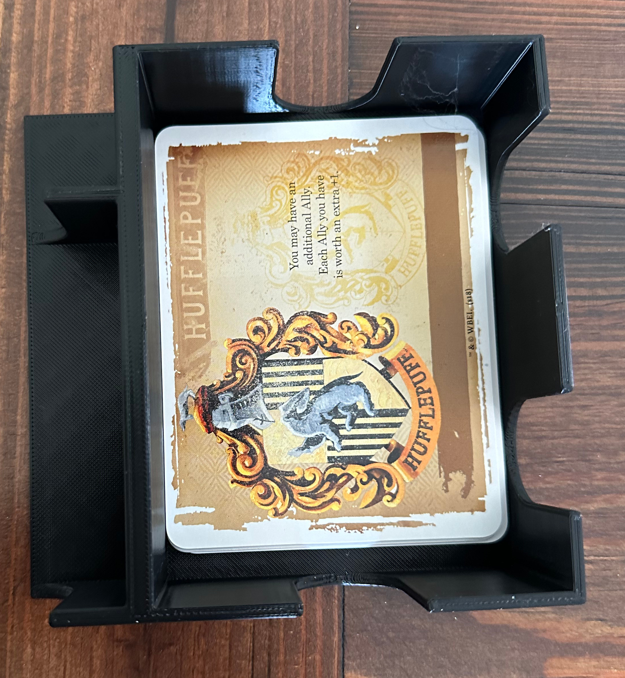 Munchkin Deluxe divider with room for dungeon cards