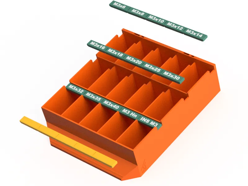 GEN2 - Drawers removable label storage by 3DP-MAMSIH | Download free ...