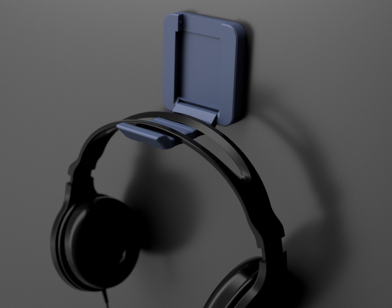 Magnetic headphone mount holder