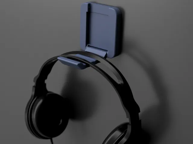 Magnetic headphone mount holder