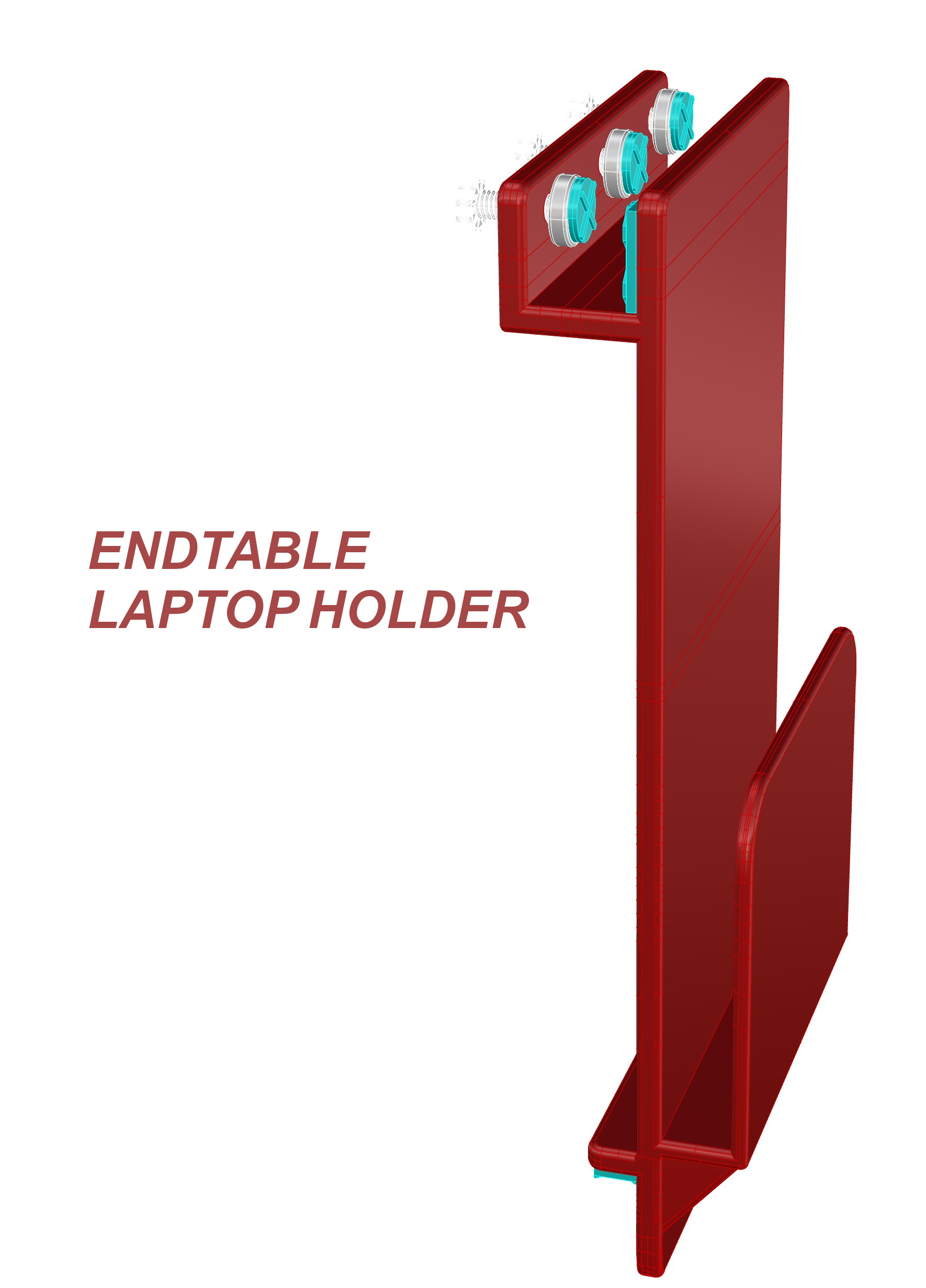 End Table Laptop Holder Version 2 — thumbnail 2