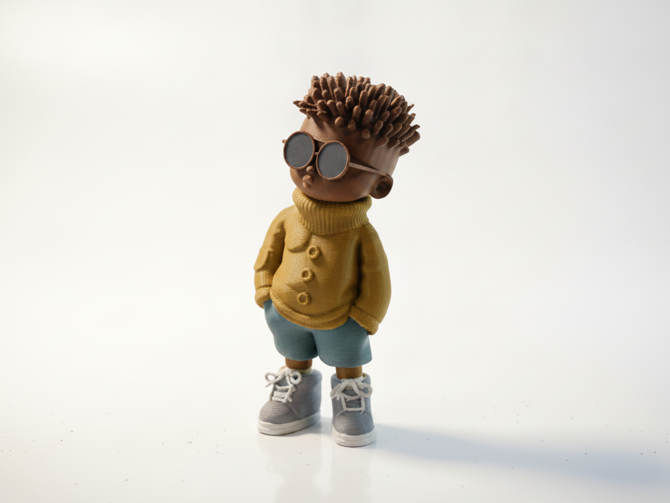 Cool Kid Character Figurine Miscellaneous 3D Printable