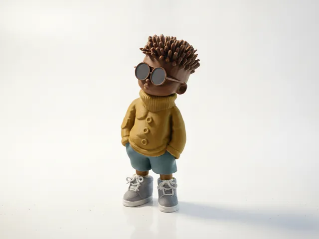 Cool Kid Character Figurine Miscellaneous 3D Printable