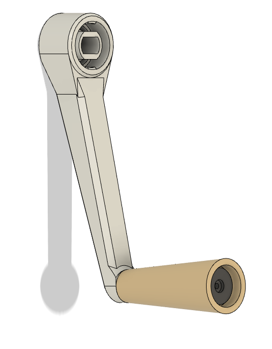 Crank handle for poppy seed grinder by Dark Download free STL