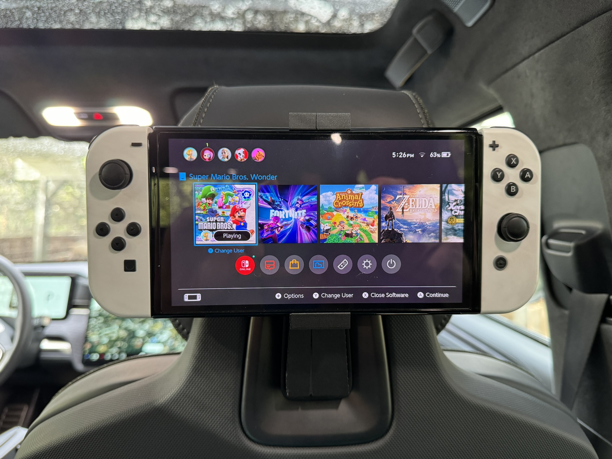 Rivian Back Seat Nintendo Switch Holder 1.0 (2.0 Out now)