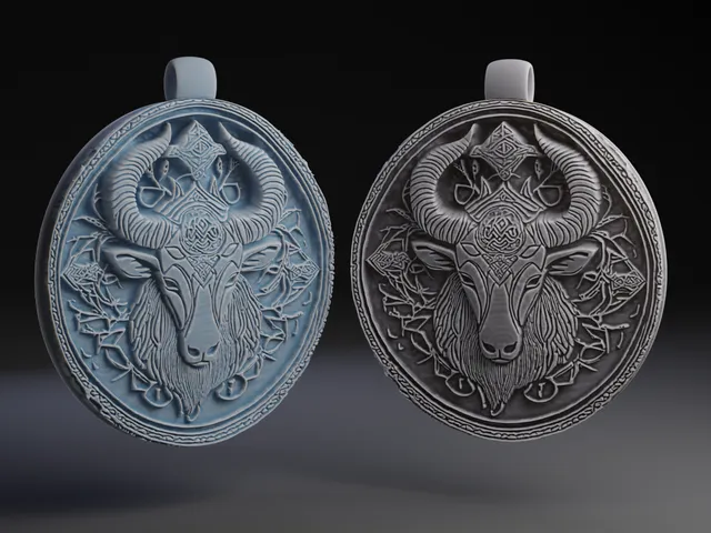Norse Goat Medallion