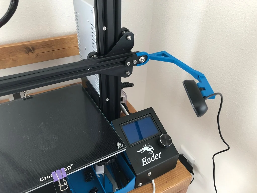 Logitech C270 camera mount for ender 3 by damiensully | Download free ...