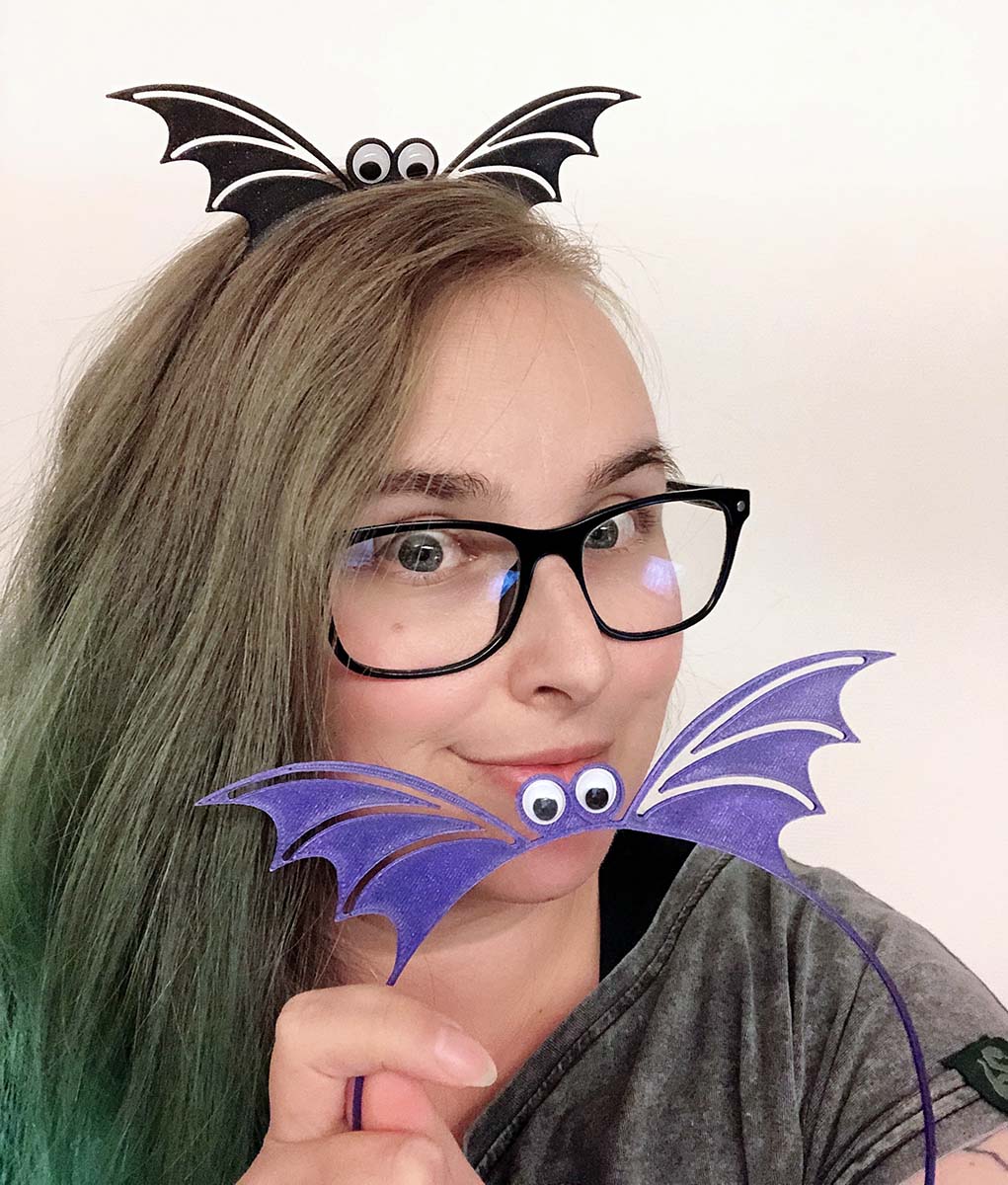 Cute halloween bat headband by hellgy Download free STL model