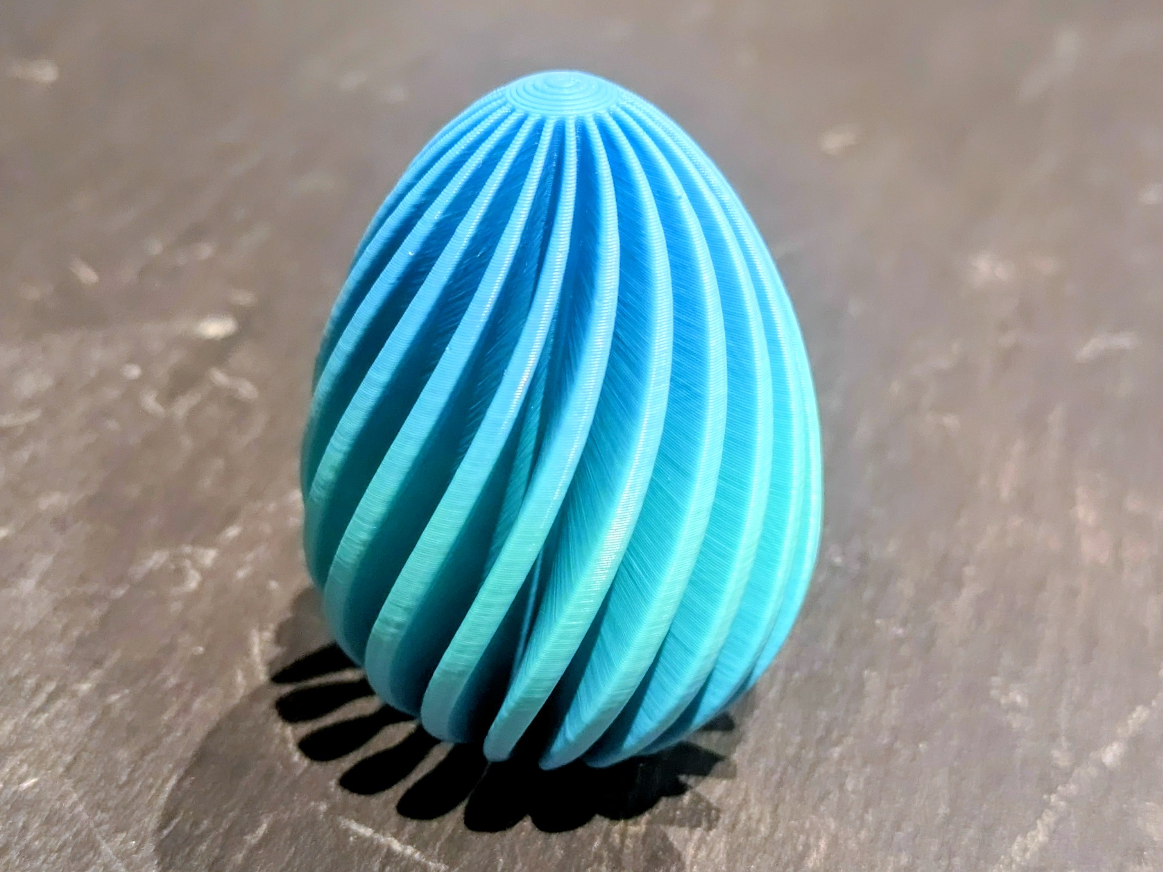 Ribbed Easter Egg