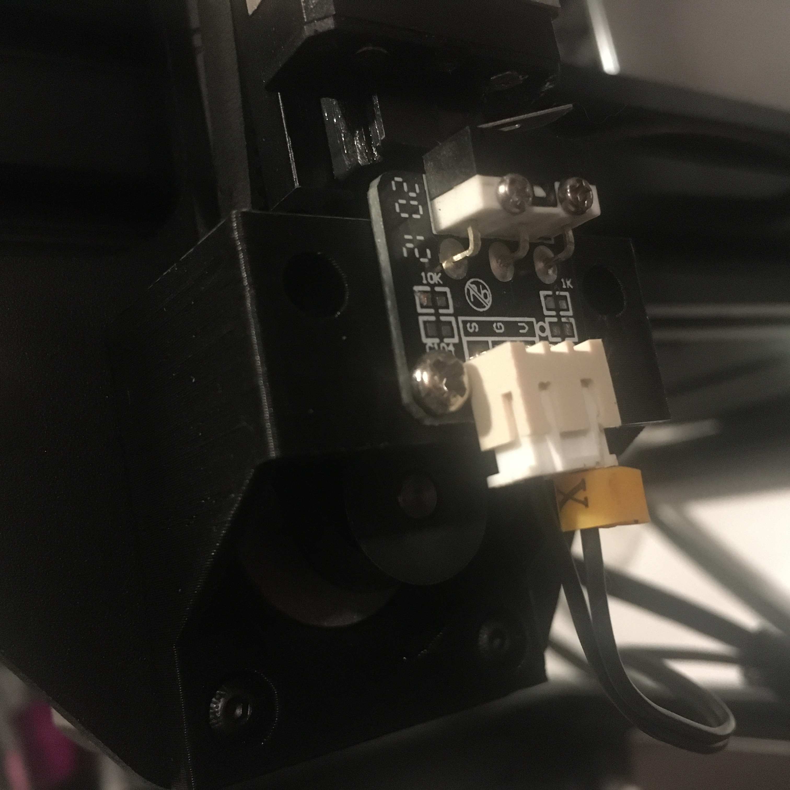 Ender 3 X limit switch bracket for MGN12 rail