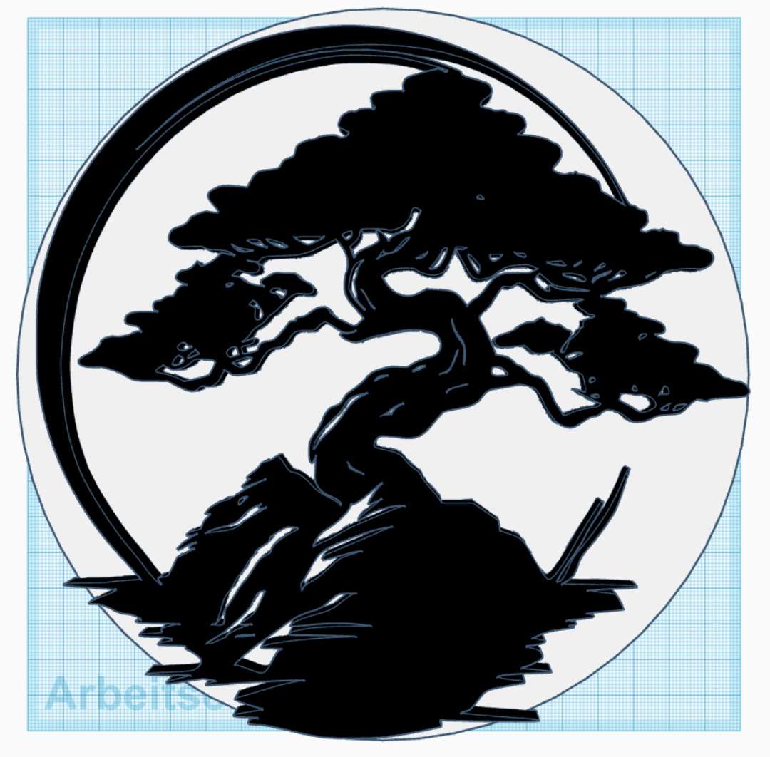 Bonsai wall art with background by T4n15 | Download free STL model ...