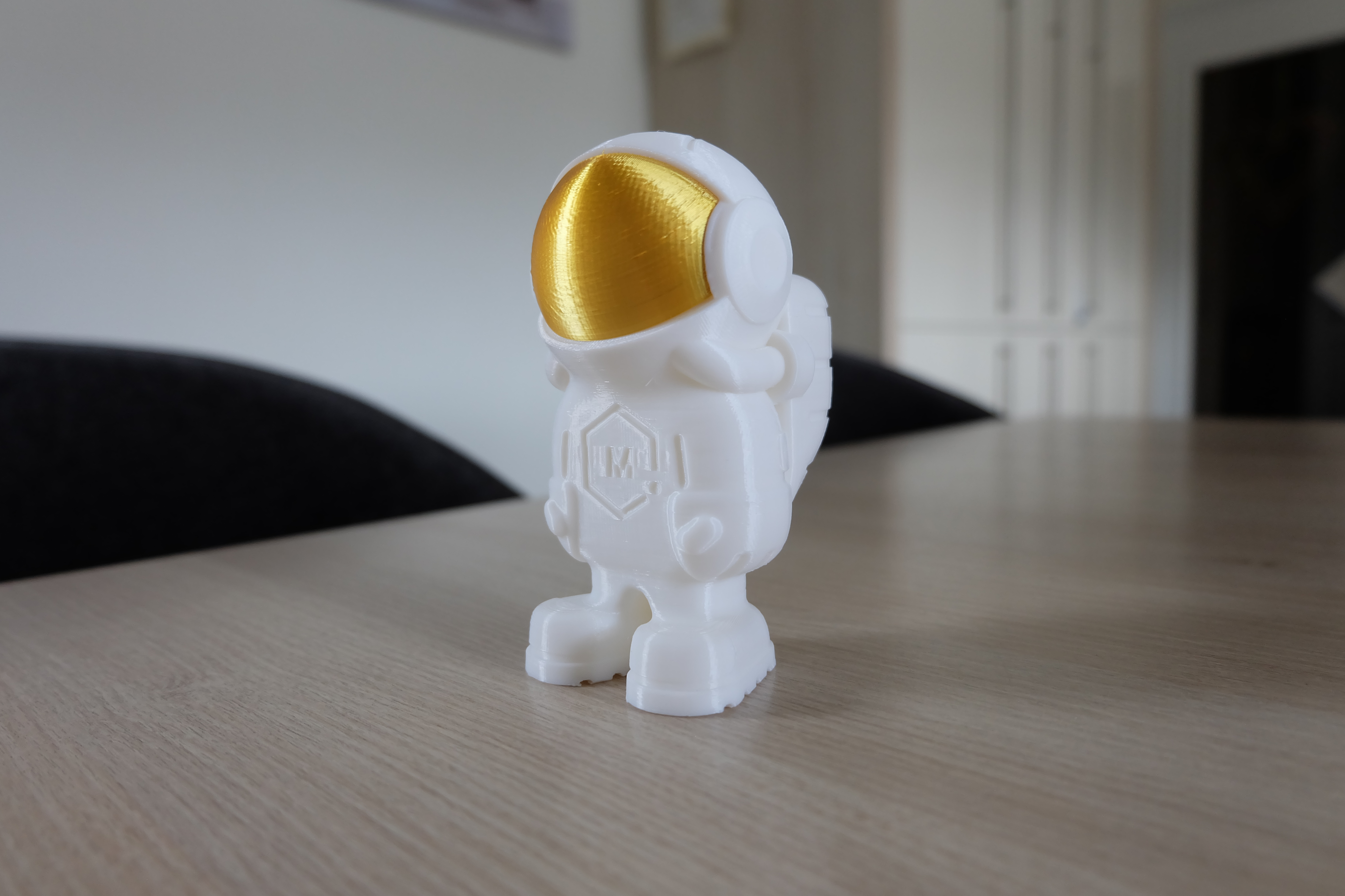 Astronaut (two parts) 3D model thumbnail