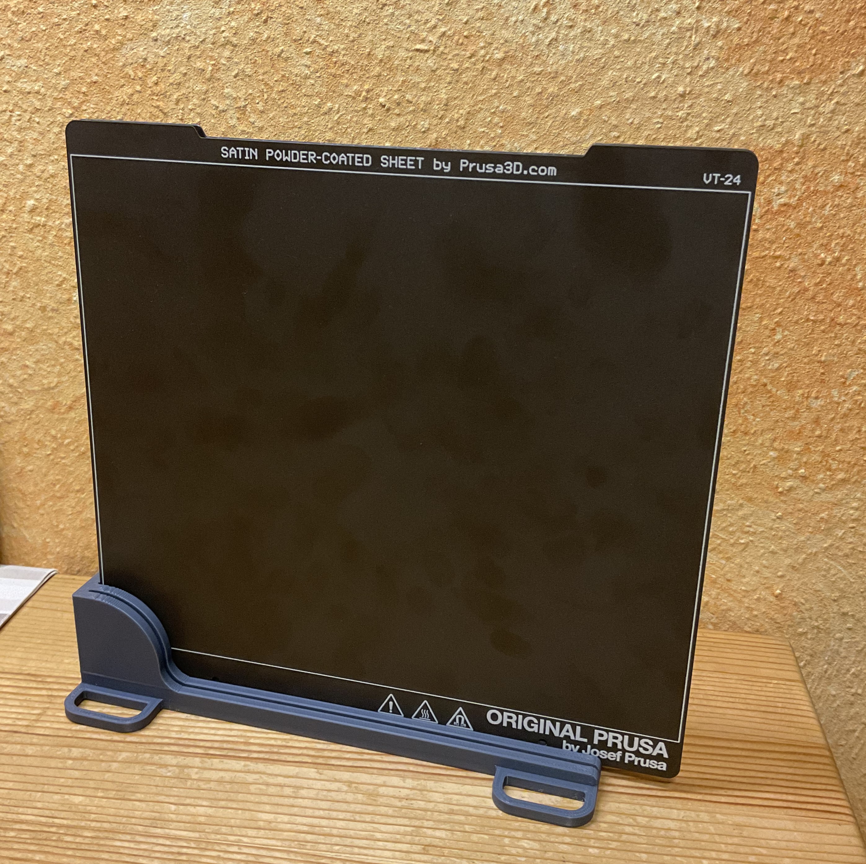 Prusa MK3/MK4 build plate holder - steel plate holder // 3 slots
