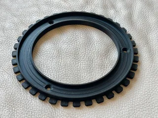 Lazy Susan Mechanism 2.0 - Bottom with lock grooves