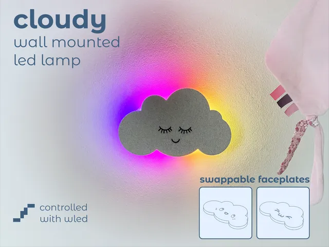 Cloudy - Wall Mounted LED Lamp
