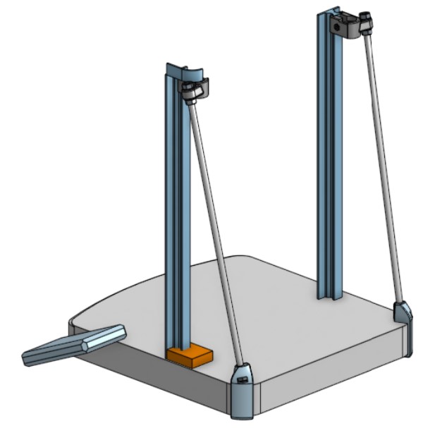 Simple gantry support (metric/inch), Z-brace for Ender-3 V3 KE/SE by ...