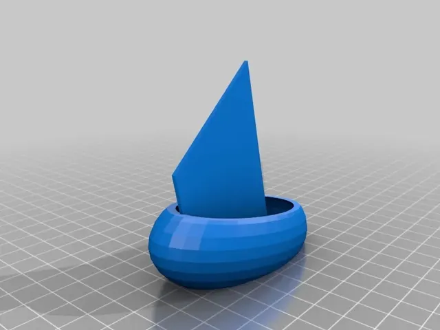 Thing-A-Day #2: OpenSCAD Bathtub Sailboat