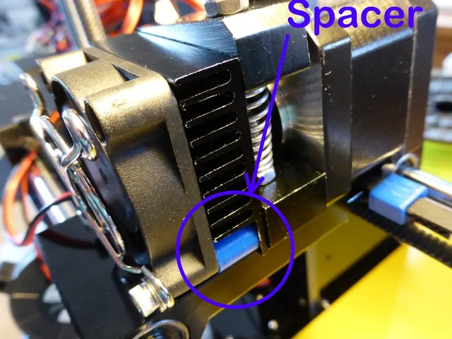 Anet A6/A8 Extruder Heatsink Fan Spacer/Support Upgrade
