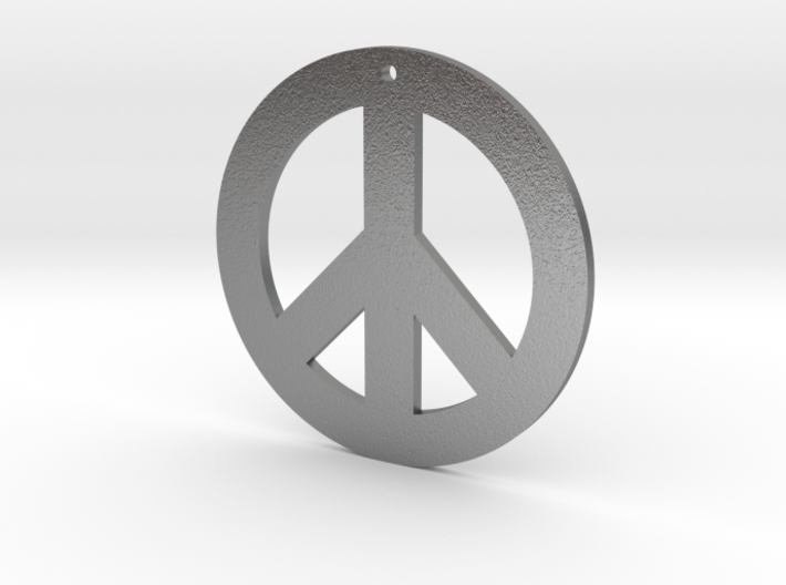 Peace Symbol Pendant – STL Jewelry File (Digital Download)