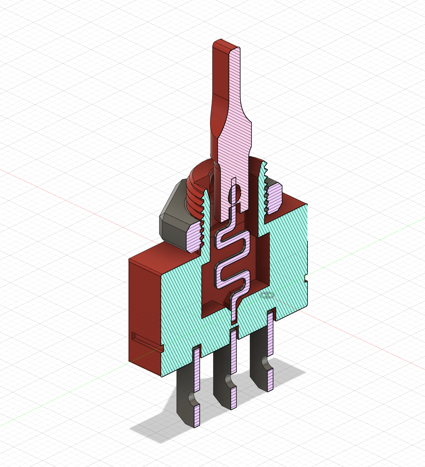 Miniatura 3 do modelo 3D Toggle switch fidget