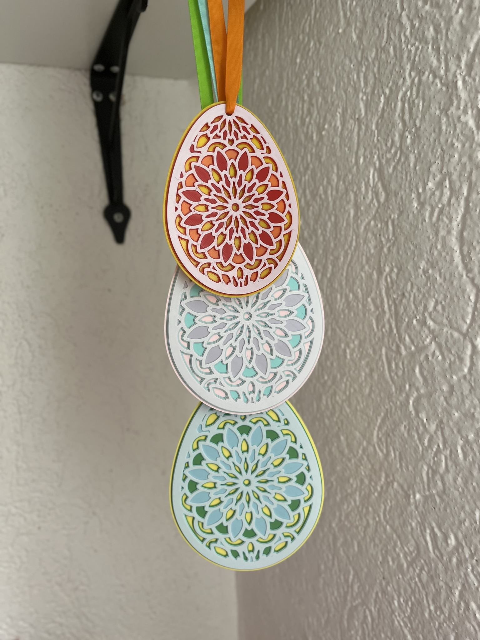 Miniatura 4 do modelo 3D Mandala Easter egg decoration