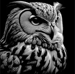 Owl "Filament Painting"