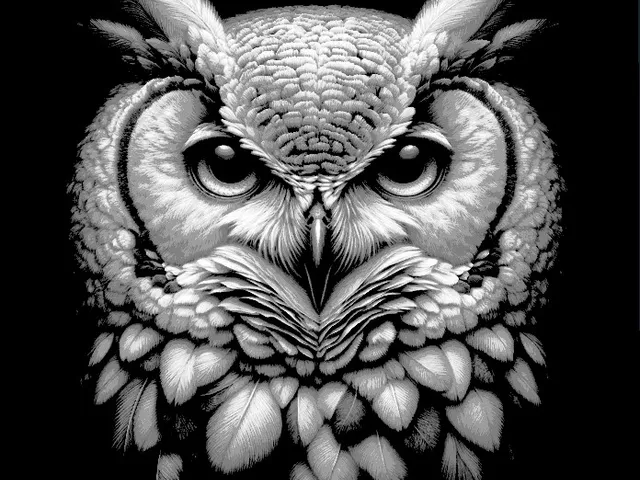 Owl 2 "Filament Painting"