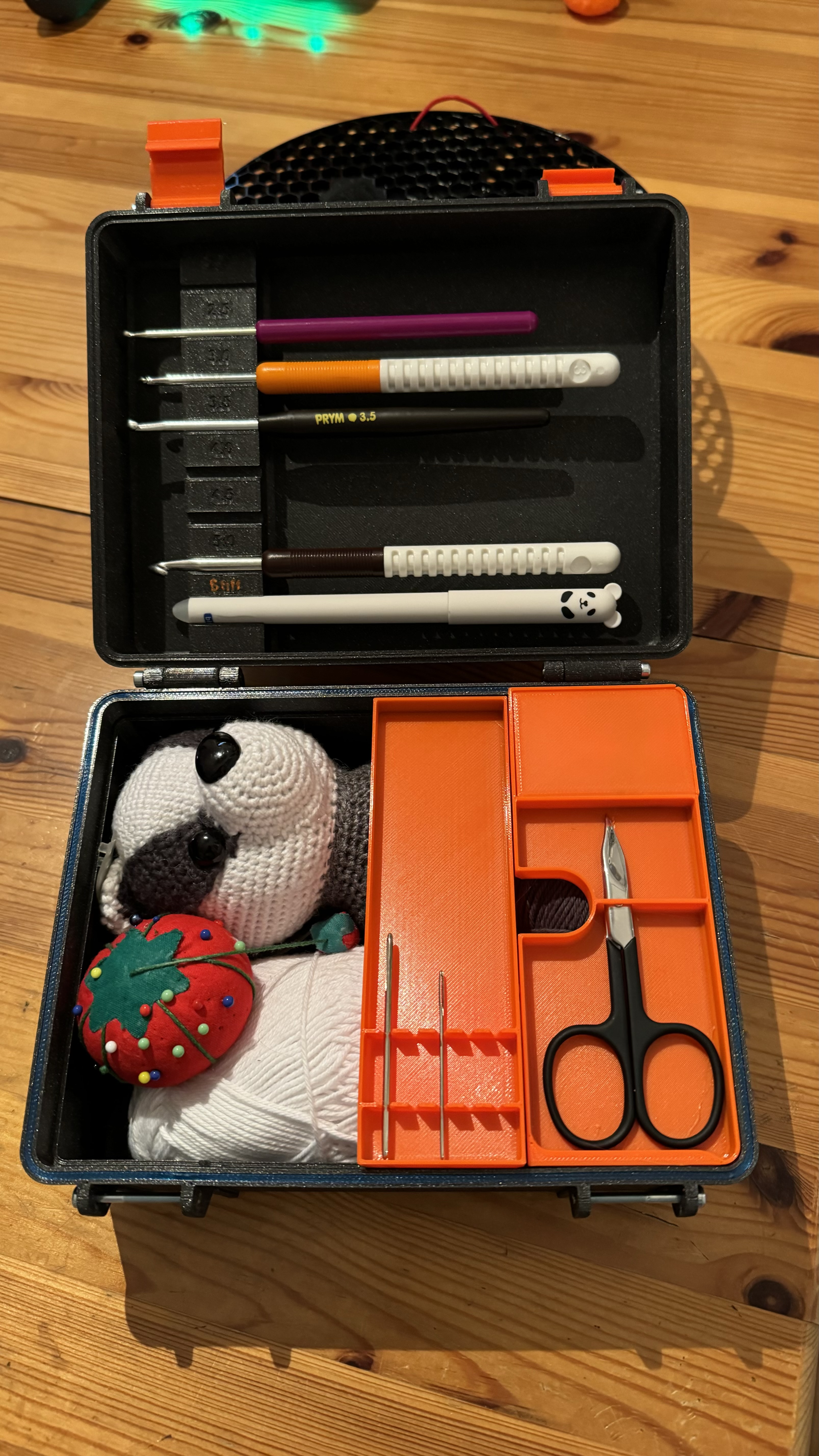 Rugged Box Lid and Inlay - Crochet Remix