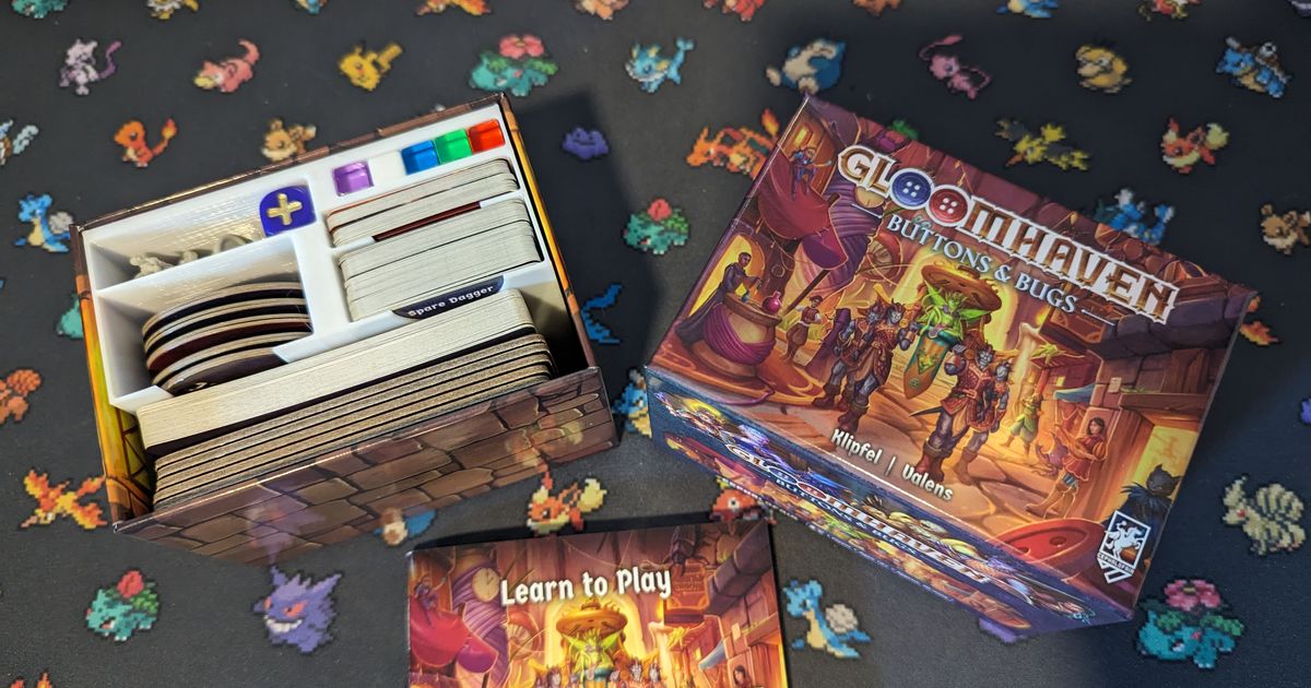 GLOOMHAVEN Buttons & Bugs Box Insert by Typawesome47 | Download free ...