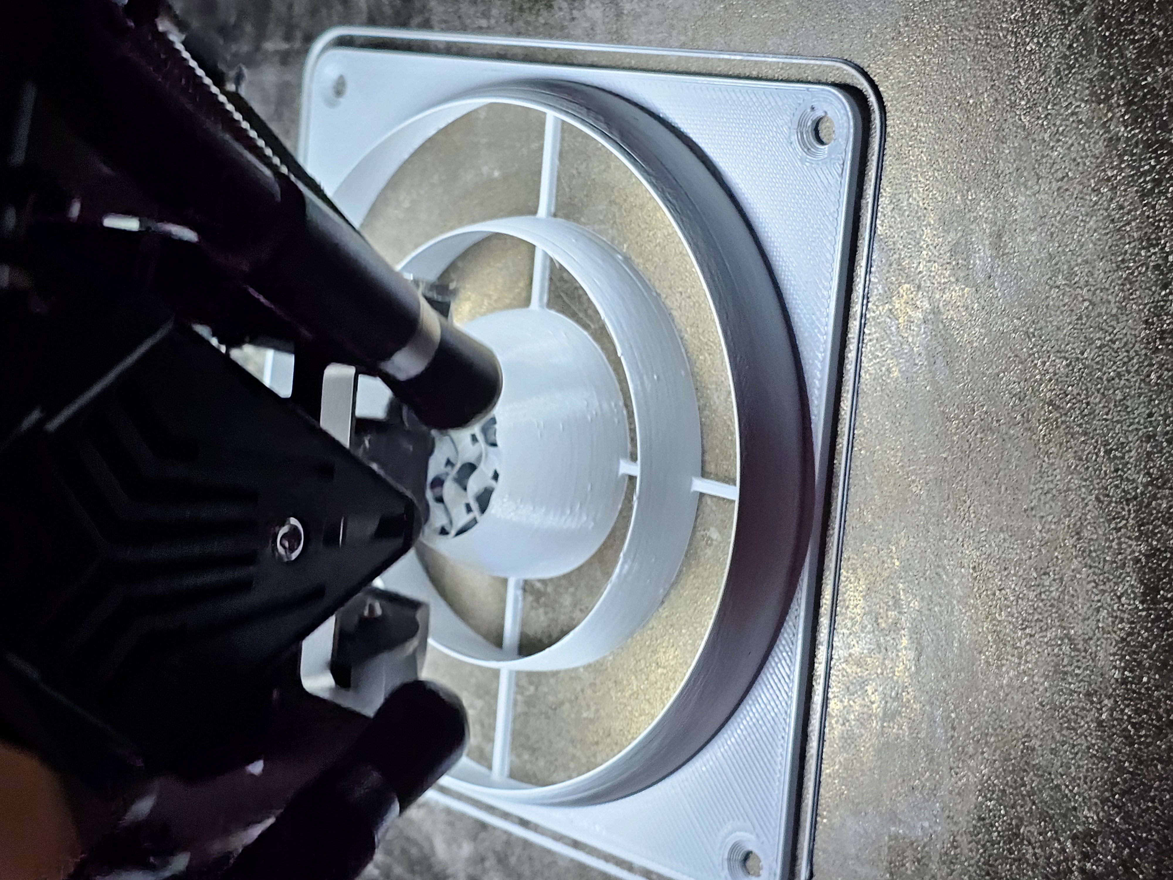120mm fan cover - Jet fan cover