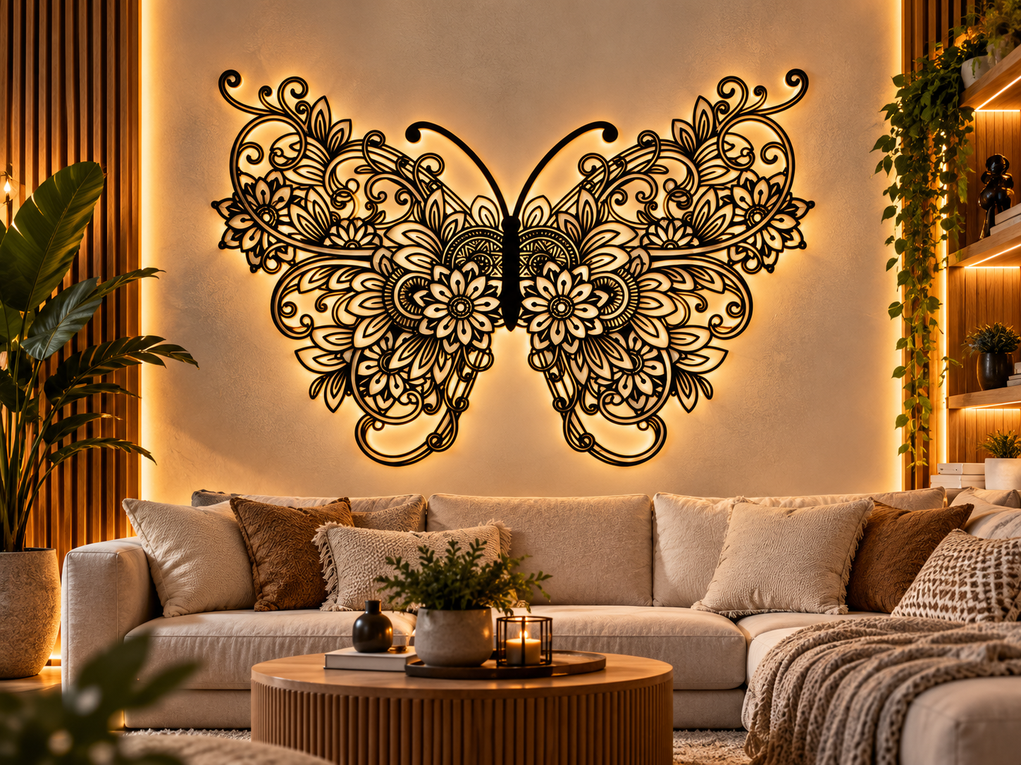 WallArt - beautiful Butterfly 001