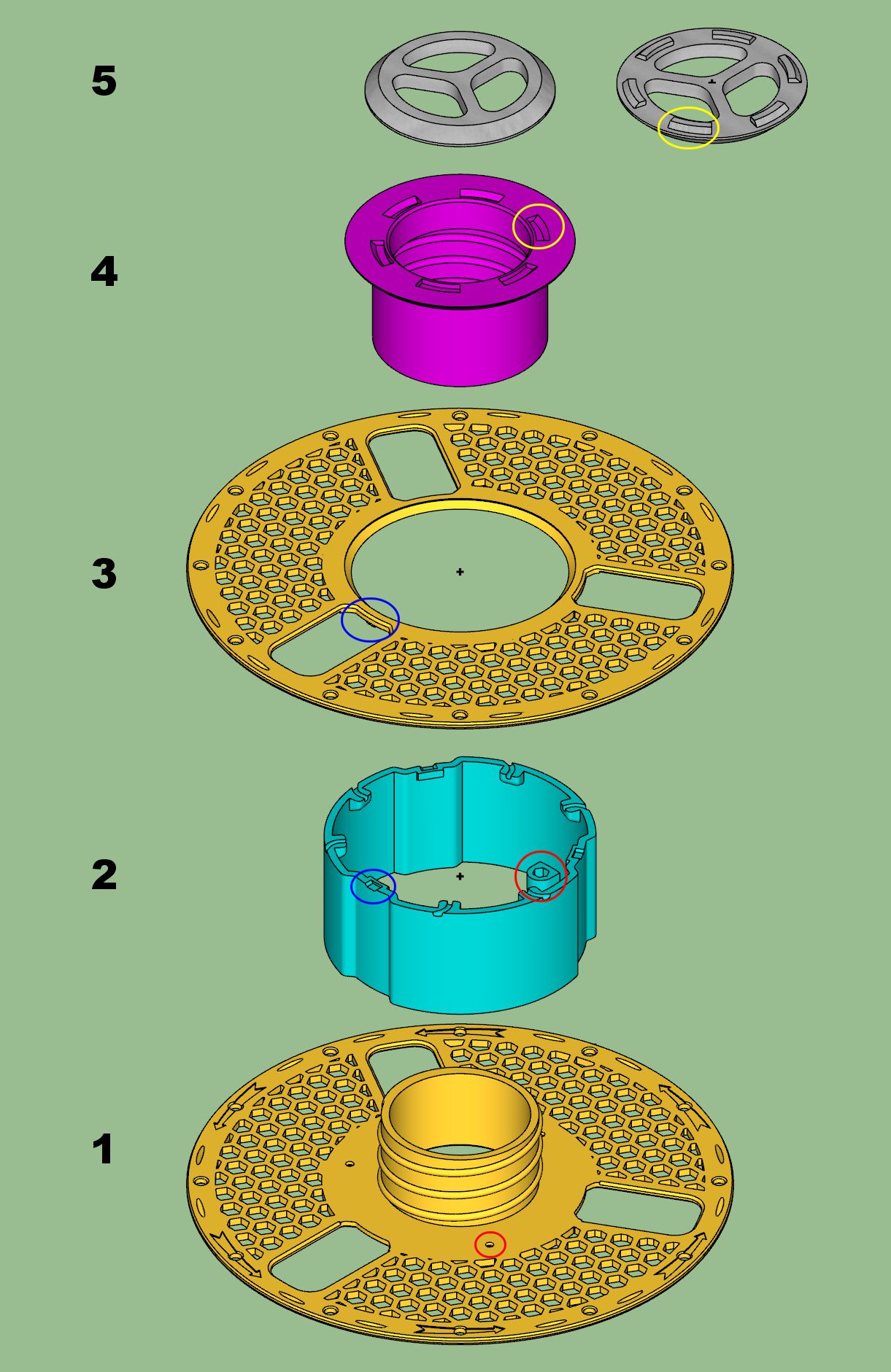 Masterspool Multipart 3D model thumbnail