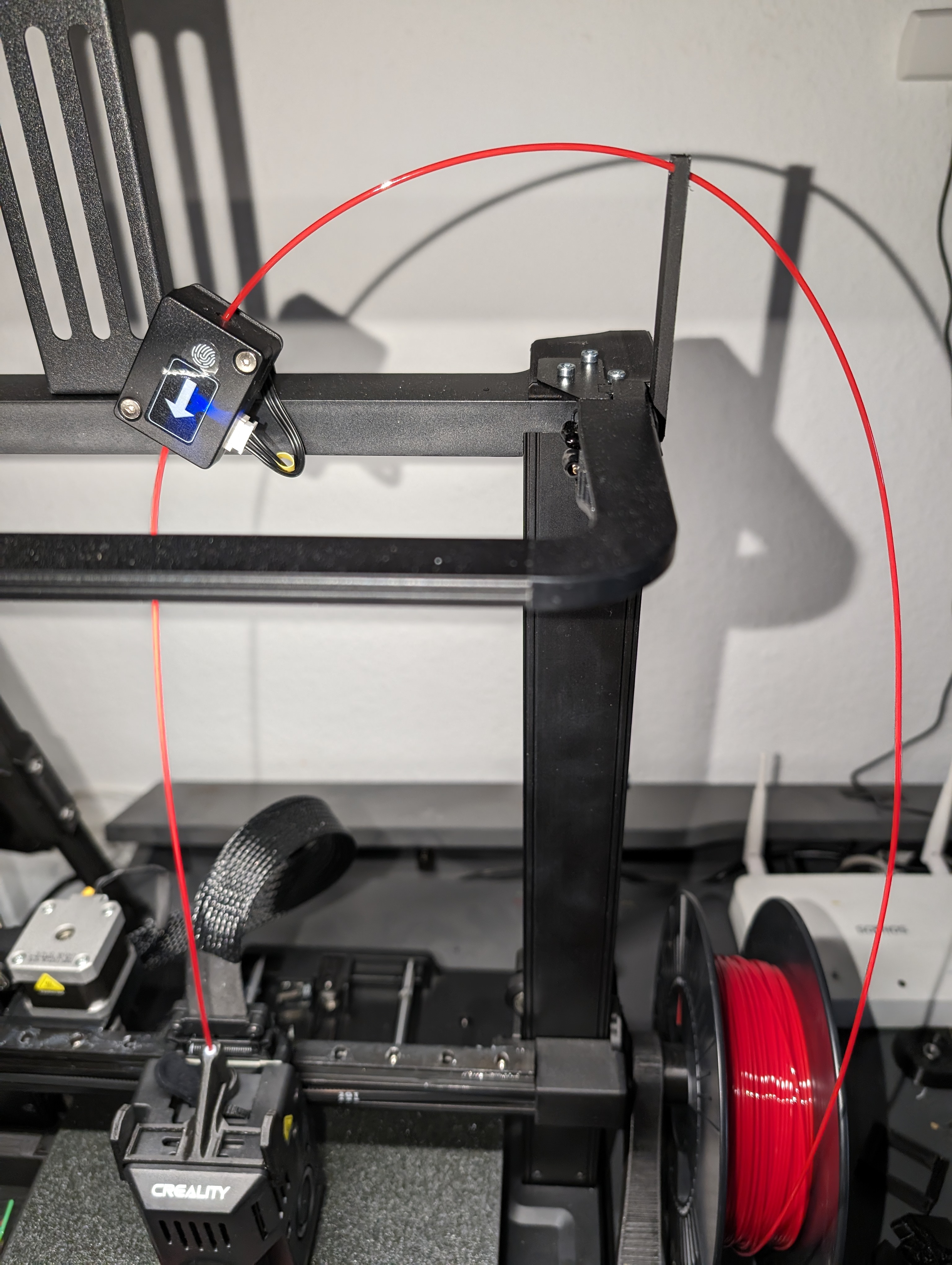 Filament Guide Ender 3 V3 KE LED Bar