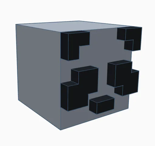 Light cube panda
