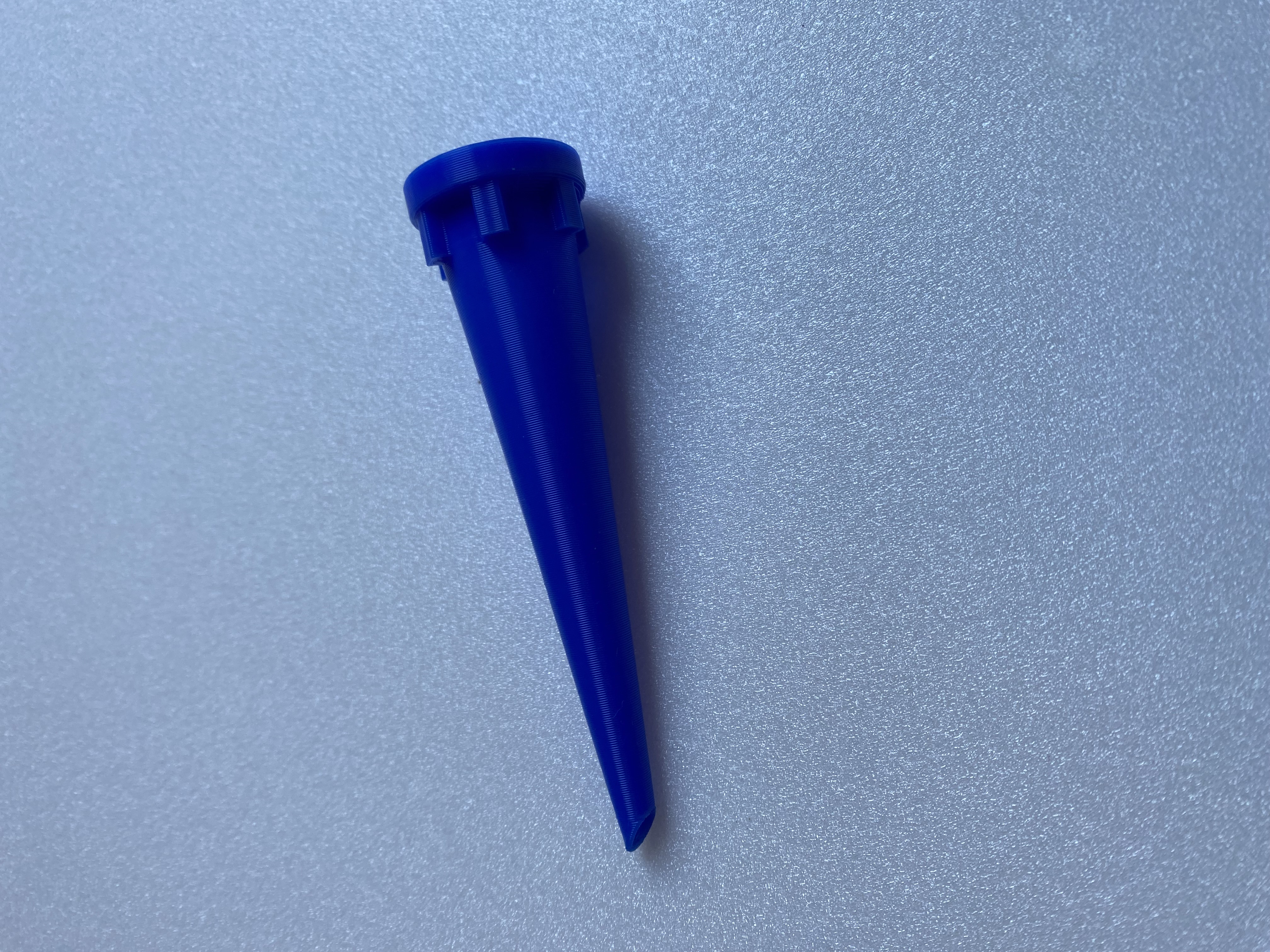Nozzle tip for silicone dispensing tube