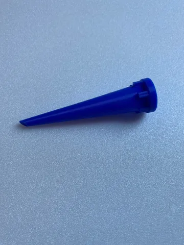 Nozzle tip for silicone dispensing tube