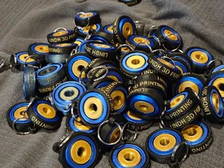 Gyro fidget keychain (perfect givaway) by Lindh3D | Download free STL ...