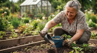 Ergonomic Precision Garden Hand Scoop