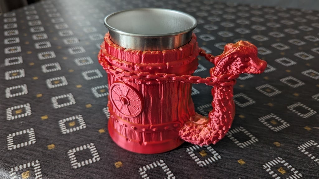 Dragon mug/can holder by Ominius | Download free STL model | Printables.com